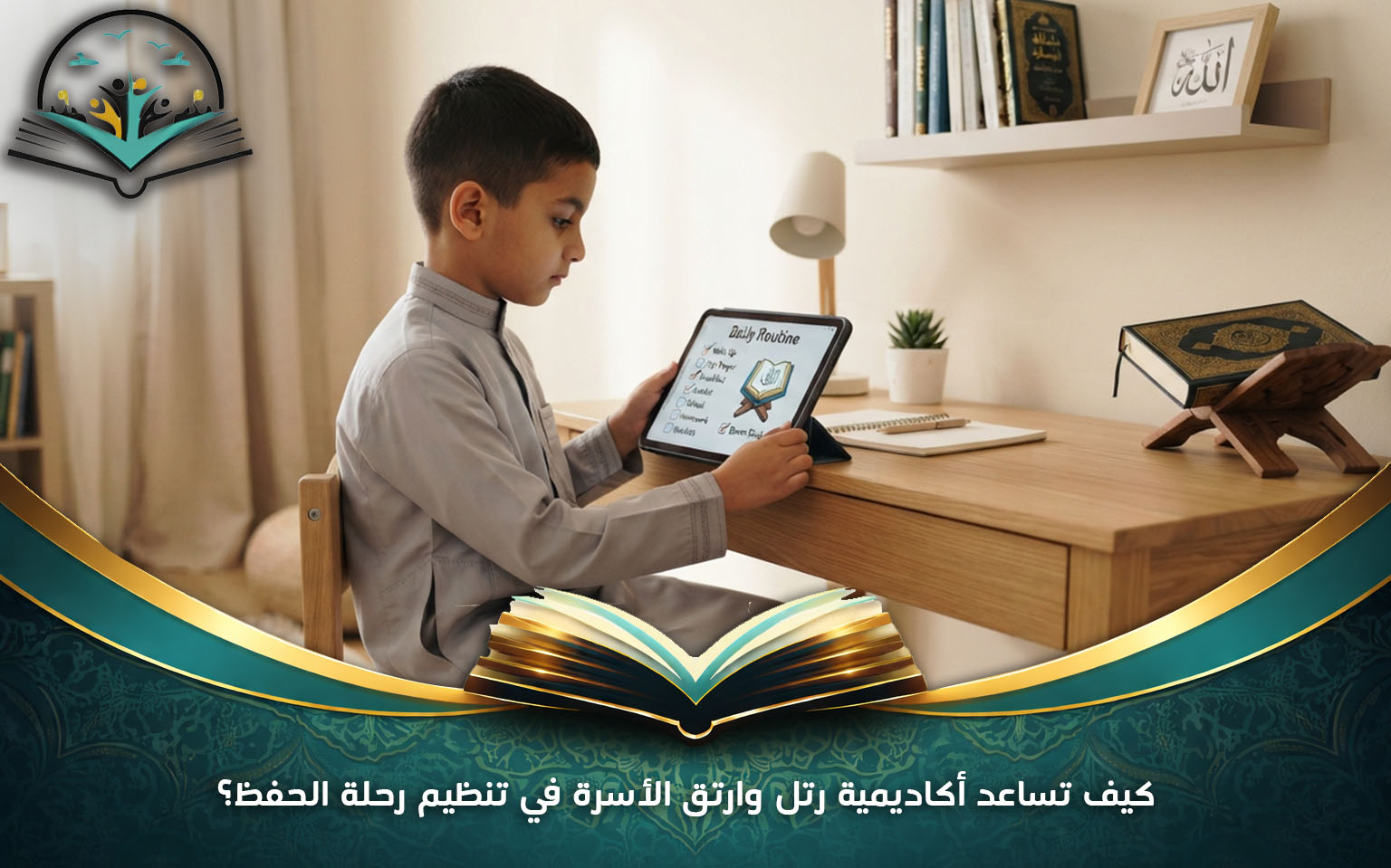 كيف تساعد أكاديمية رتل وارتق الأسرة في تنظيم رحلة الحفظ؟